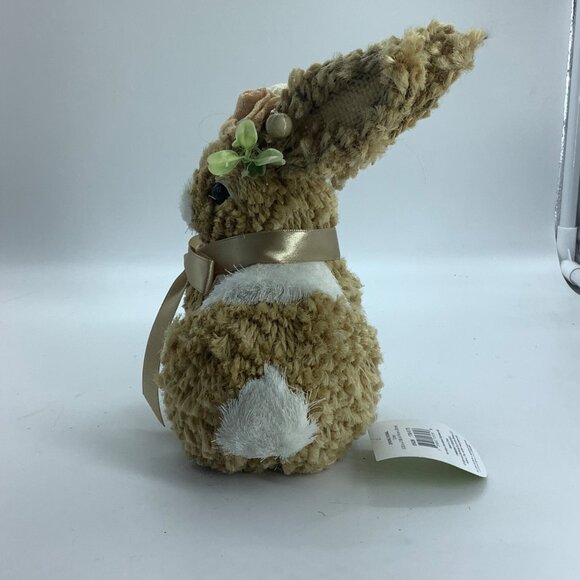 Jo-Ann Bloom Room Spring Floral Critter Bunny Rabbit Figurine Decor NWT NEW - Picture 2 of 8